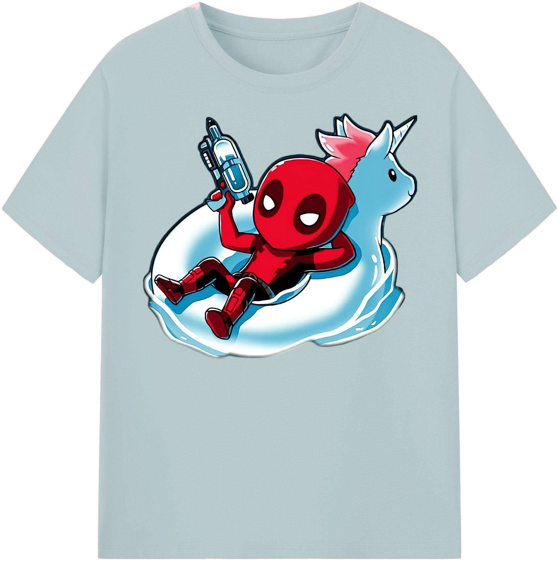 （画像用） Deadpool デッドプール 綿100％半袖Tシャツ（フロントプリント）